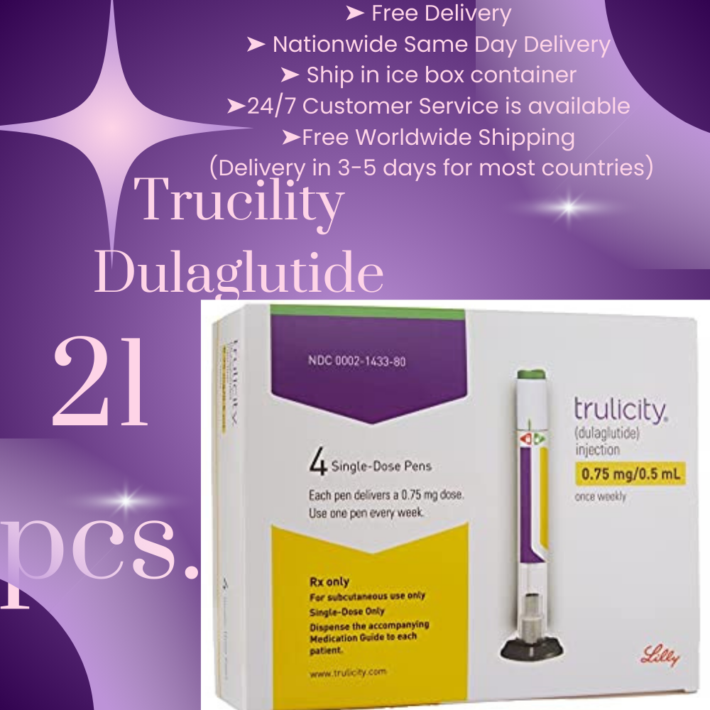 Trucility Dulaglutide Package of 30 Slimming Pens Available in 0.75 mg, 1.5 mg, 3 mg, 4.5 mg