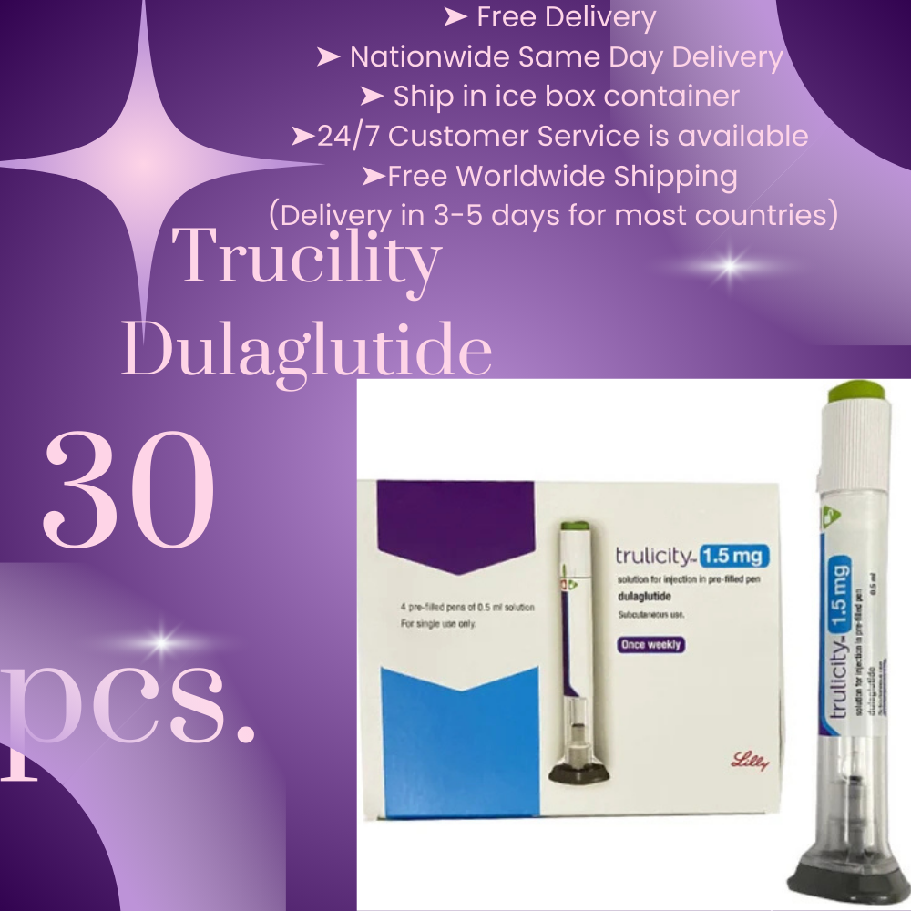 Trucility Dulaglutide Package of 30 Slimming Pens Available in 0.75 mg, 1.5 mg, 3 mg, 4.5 mg