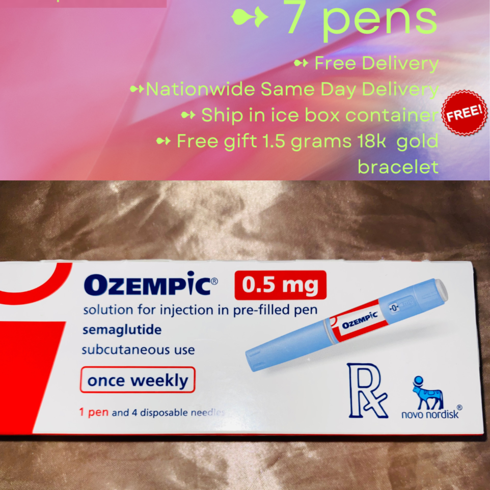 Ozempic® (semaglutide) 7 Pens injection 0.50 mg Appetite Suppressants/ 7 Pieces, Ship from Manila Philippines