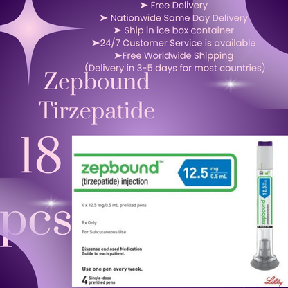 Zepbound Tirzepatide  10 mg, From Package of 16 pens 2.5 mg, 5 mg, 7.5 mg, 10 mg, 12.5 mg, 15 mg, Ship from Philippines