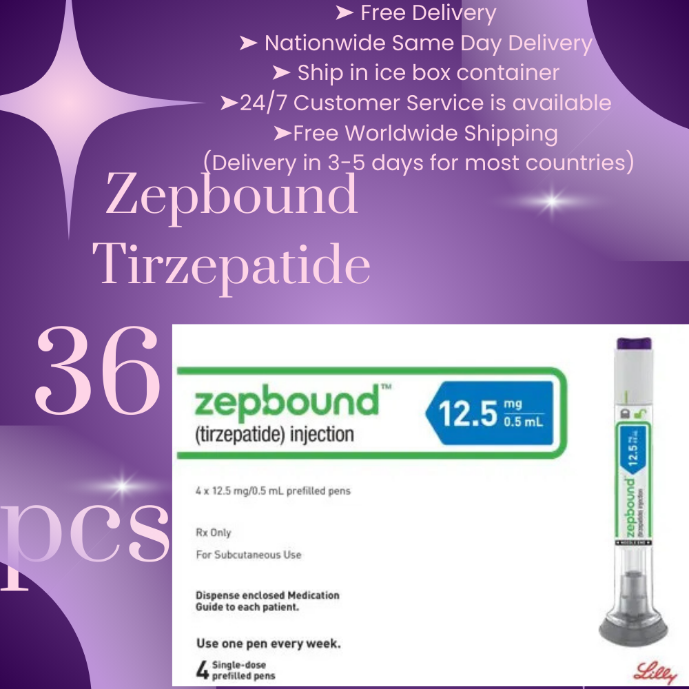 Zepbound Tirzepatide 7.5 mg 36 Pens, Choice of 2.5 mg, 5 mg, 7.5 mg, 10 mg, 12.5 mg, 15 mg, Ship from Philippines