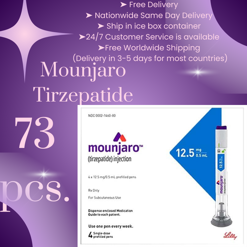 Mounjaro Tirzepatide 12.5 mg, Choice of 2.5 mg, 5 mg, 7.5 mg, 10 mg, 12.5 mg, 15 mg, Ship from Philippines