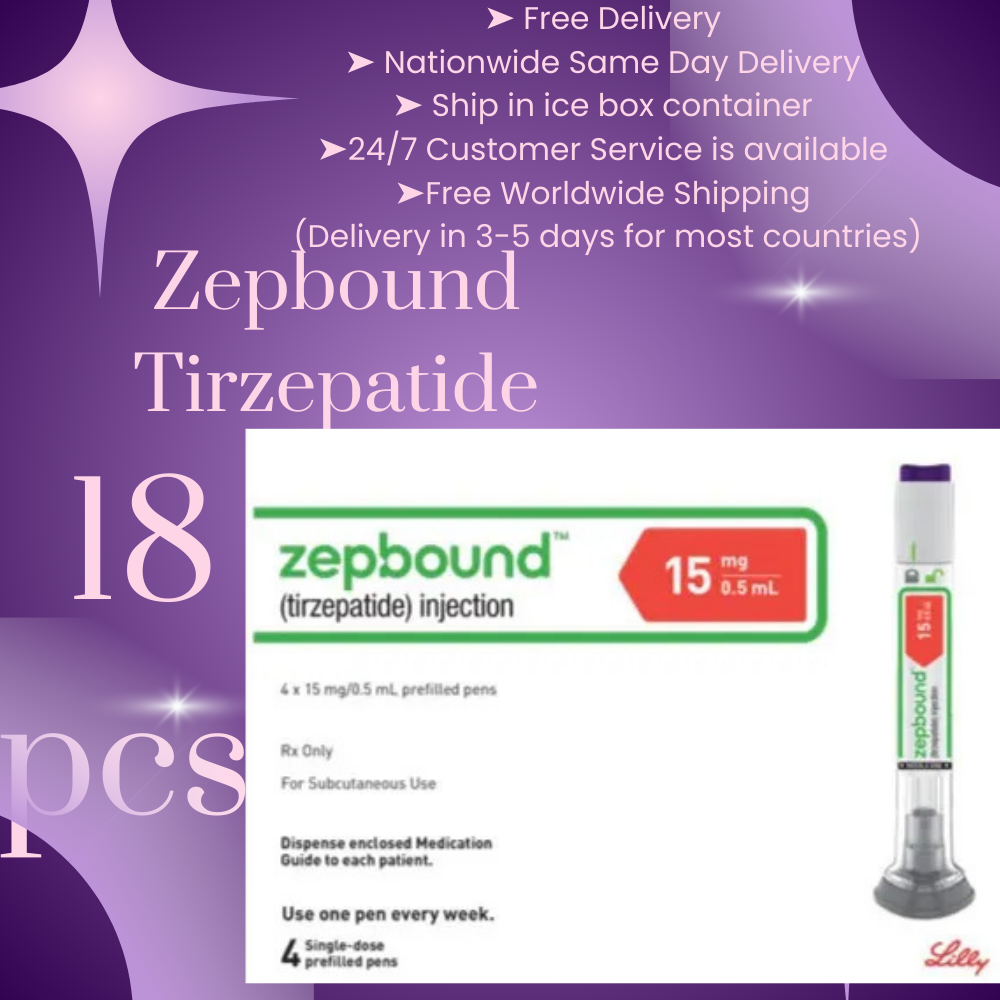 Zepbound Tirzepatide 12.5 mg 18 Pens, Choice of 2.5 mg, 5 mg, 7.5 mg, 10 mg, 12.5 mg, 15 mg, Ship from Philippines