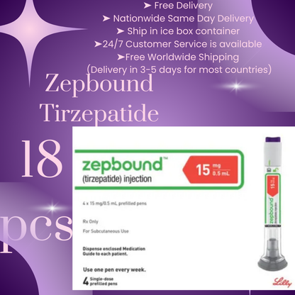 Zepbound Tirzepatide  10 mg, From Package of 16 pens 2.5 mg, 5 mg, 7.5 mg, 10 mg, 12.5 mg, 15 mg, Ship from Philippines