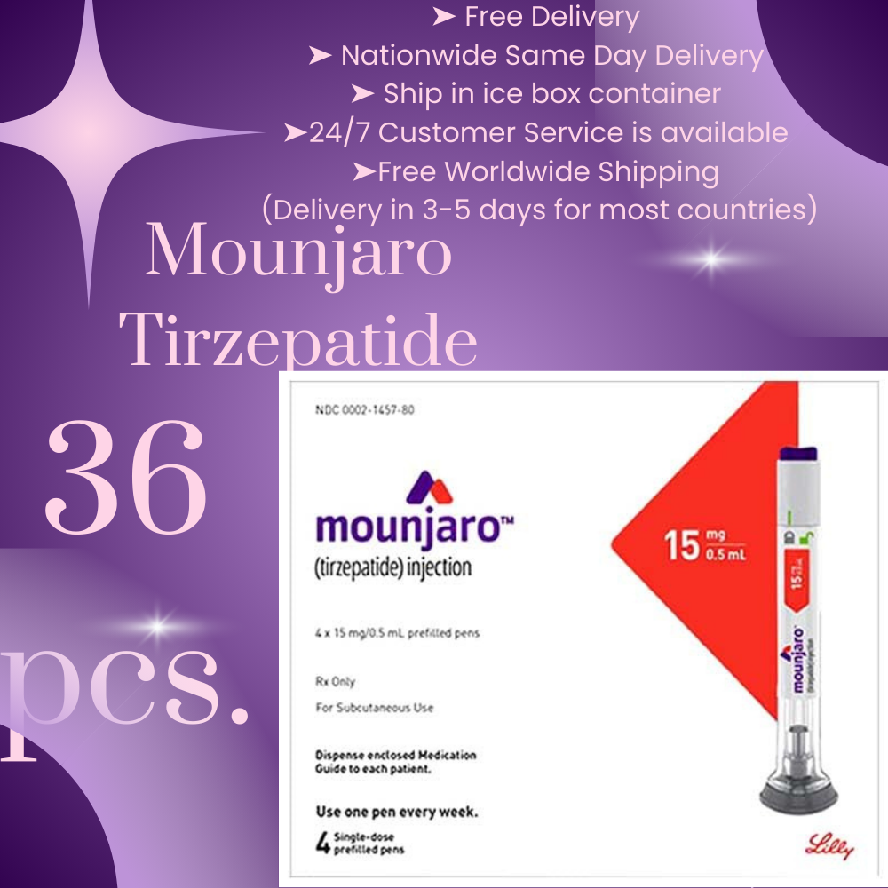 Mounjaro Tirzepatide 2mg, 18 to 73 Pens, Choice of 2.5 mg, 5 mg, 7.5 mg, 10 mg, 12.5 mg, 15 mg Ship from Philippines