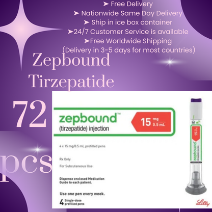 Zepbound Tirzepatide  10 mg, From Package of 16 pens 2.5 mg, 5 mg, 7.5 mg, 10 mg, 12.5 mg, 15 mg, Ship from Philippines