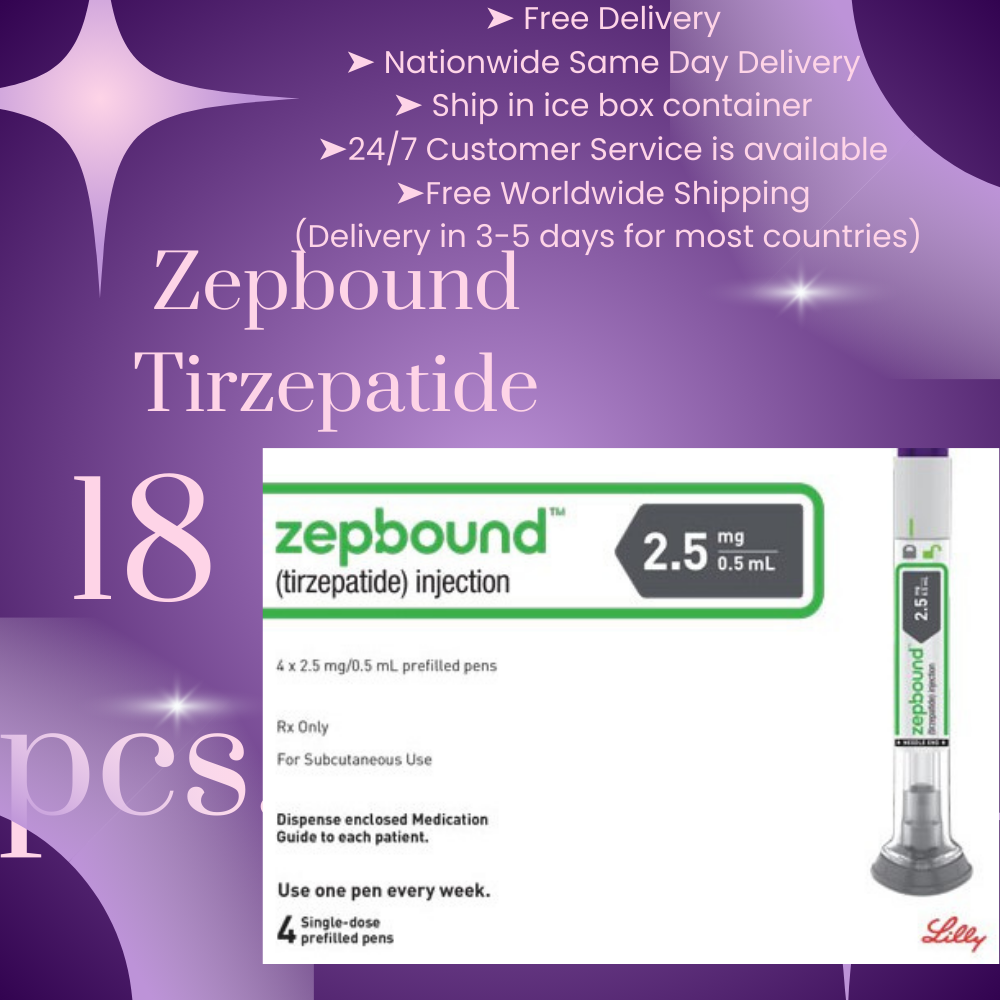 Zepbound Tirzepatide 5 mg 72 Pens, Choice of 2.5 mg, 5 mg, 7.5 mg, 10 mg, 12.5 mg, 15 mg, Ship from Philippines