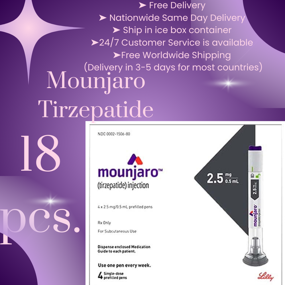 Mounjaro Tirzepatide 10 mg, Ship from Philippines, Choice of 2.5 mg, 5 mg, 7.5 mg, 10 mg, 12.5 mg, 15 mg