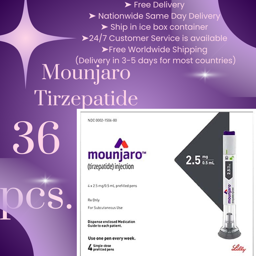 Mounjaro Tirzepatide 2mg, 18 to 73 Pens, Choice of 2.5 mg, 5 mg, 7.5 mg, 10 mg, 12.5 mg, 15 mg Ship from Philippines