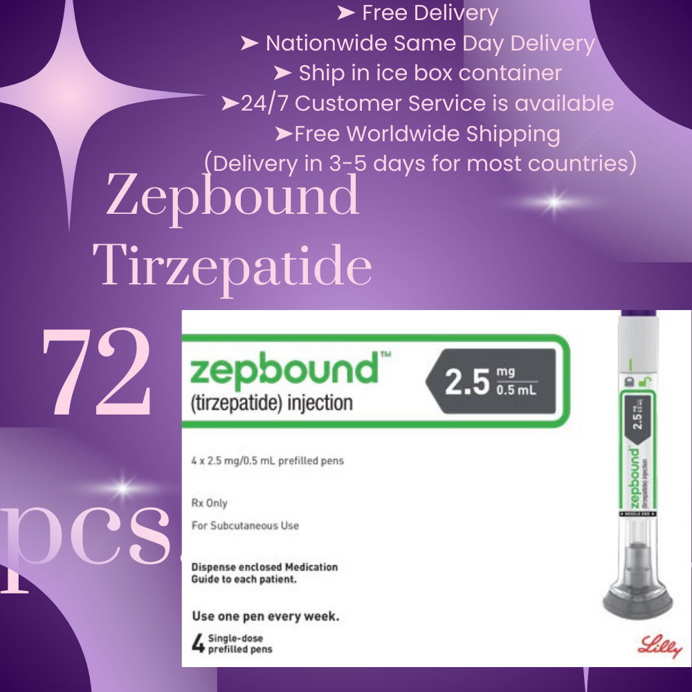 Zepbound Tirzepatide 12.5 mg 18 Pens, Choice of 2.5 mg, 5 mg, 7.5 mg, 10 mg, 12.5 mg, 15 mg, Ship from Philippines