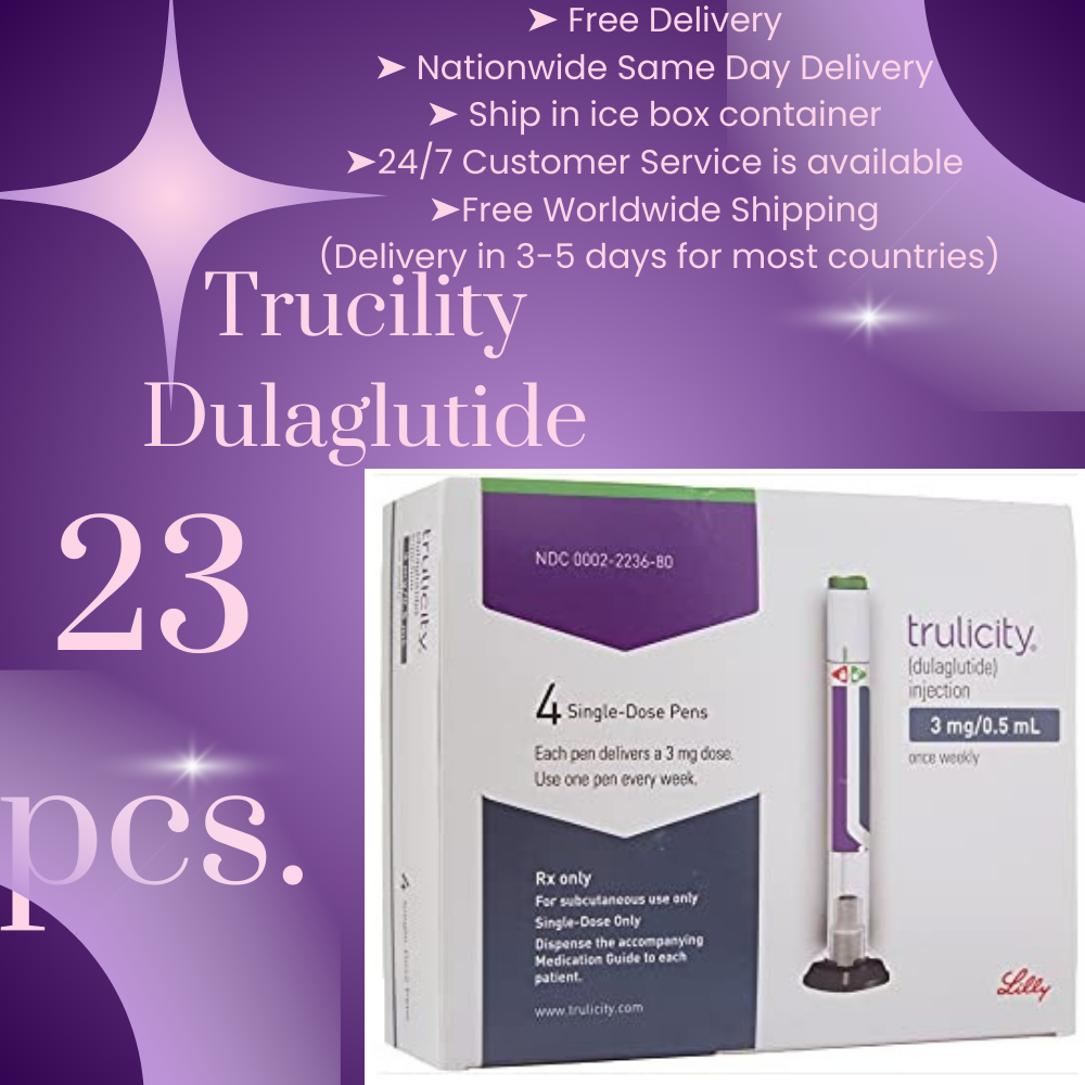 Trucility Dulaglutide Package of 30 Slimming Pens Available in 0.75 mg, 1.5 mg, 3 mg, 4.5 mg