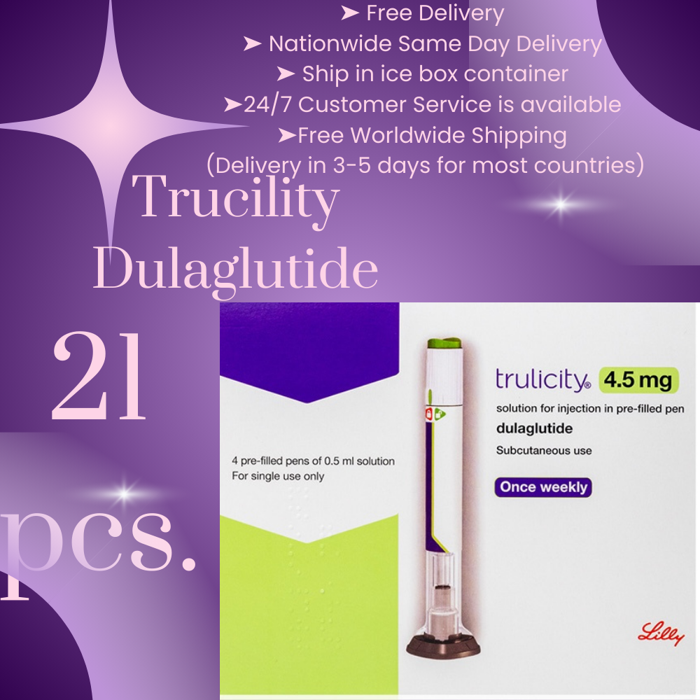 Trucility Dulaglutide Package of 30 Slimming Pens Available in 0.75 mg, 1.5 mg, 3 mg, 4.5 mg