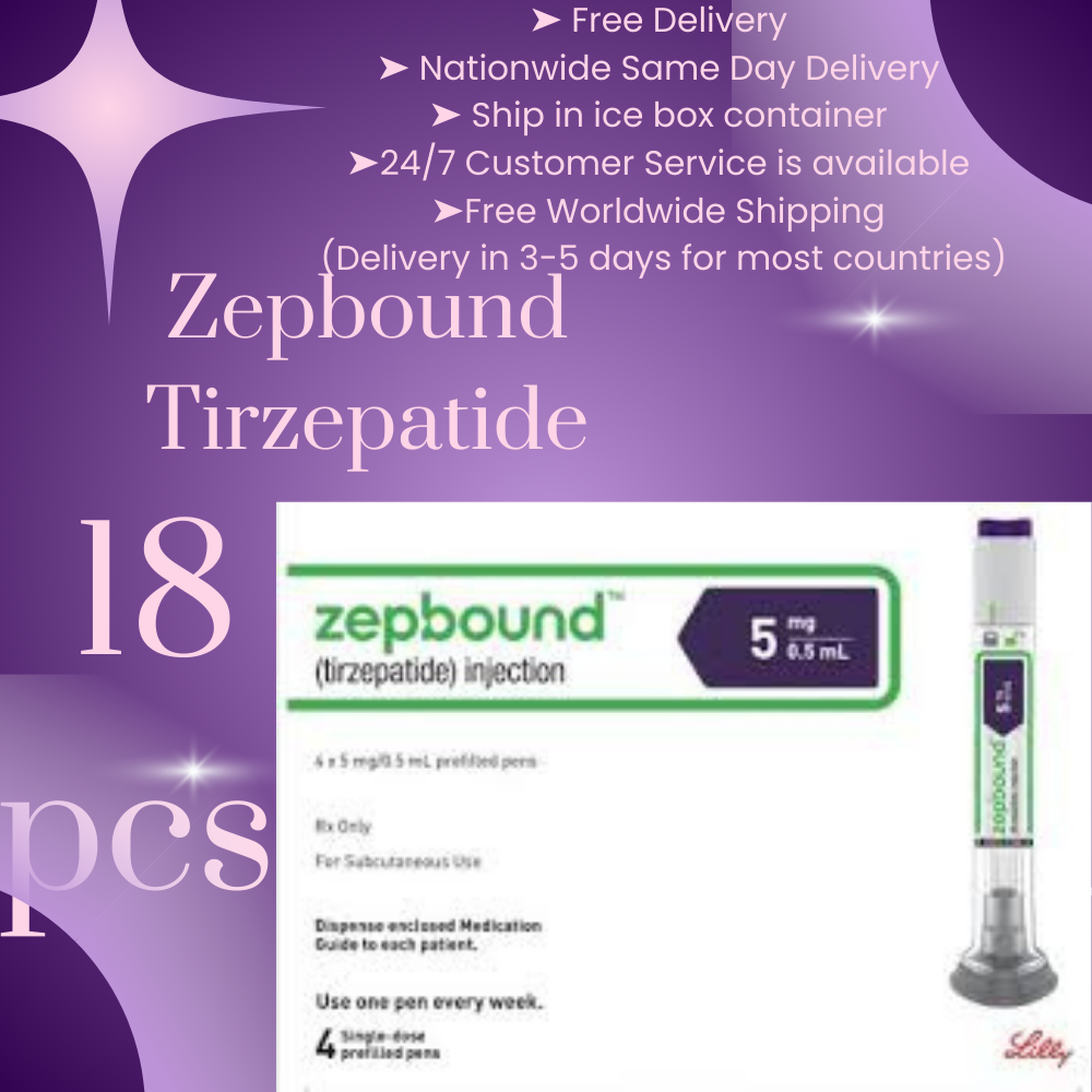 Zepbound Tirzepatide 2.5 mg 18 Pens, Choice of 2.5 mg, 5 mg, 7.5 mg, 10 mg, 12.5 mg, 15 mg, Ship from Philippines