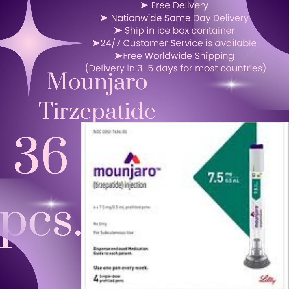 Mounjaro Tirzepatide 2mg, 18 to 73 Pens, Choice of 2.5 mg, 5 mg, 7.5 mg, 10 mg, 12.5 mg, 15 mg Ship from Philippines