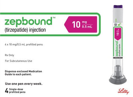 Zepbound Tirzepatide 18 to 72 Pens, Choice of 2.5 mg, 5 mg, 7.5 mg, 10 mg, 12.5 mg, 15 mg, Ship from Manila Philippines