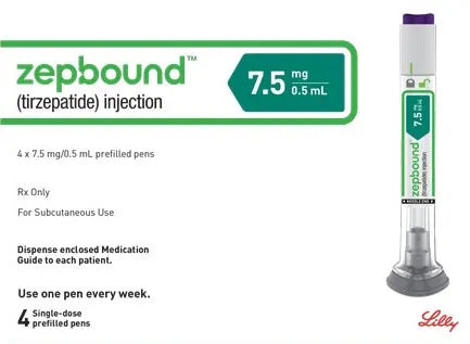 Zepbound Tirzepatide 18 to 72 Pens, Choice of 2.5 mg, 5 mg, 7.5 mg, 10 mg, 12.5 mg, 15 mg, Ship from Manila Philippines